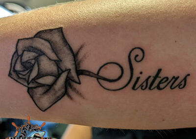 sisters matching tattoo