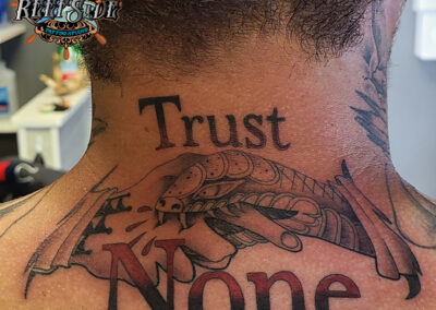 trust no one tattoo